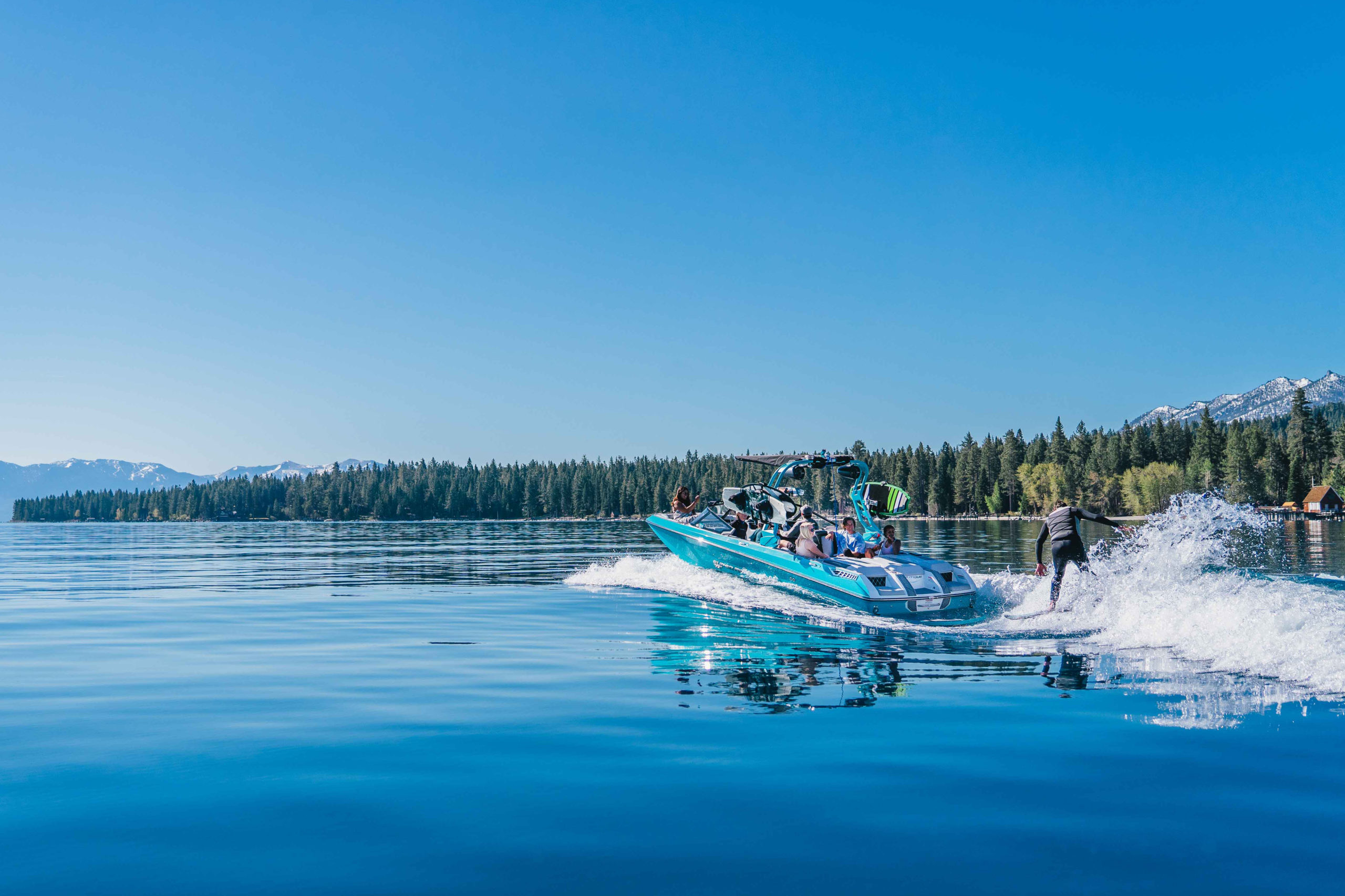 Super Air Nautique GS22E at Homewood High & Dry Marina Lake Tahoe powered by Ingenity Electric